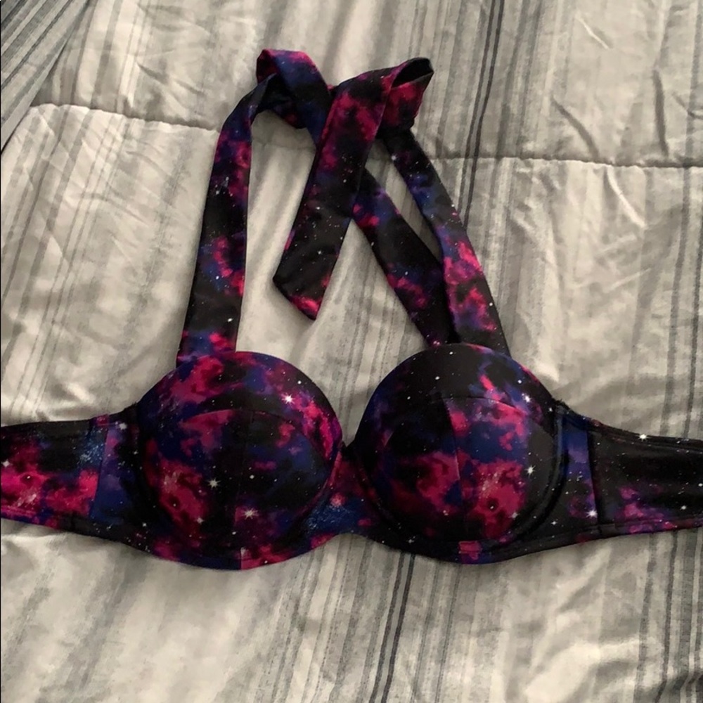 Hot Topic Galaxy Bathing Suit Top
